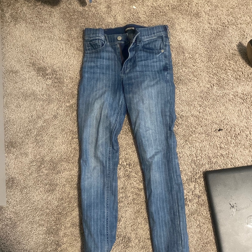 Express high rise jeans